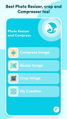 pCrop: Photo Resizer and Compr Schermafbeelding 1