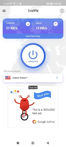 Tri VPN - Fast & Secret ဖန်သားပြင်ဓာတ်ပုံ 0