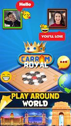 Carrom Royal : Disc Pool Game ဖန်သားပြင်ဓာတ်ပုံ 0