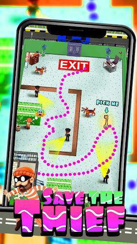 Thief Puzzle: Draw to Escape স্ক্রিনশট 1