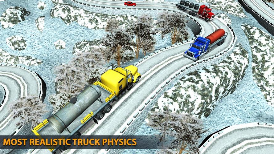 Truck Driving Uphill Simulator ဖန်သားပြင်ဓာတ်ပုံ 3