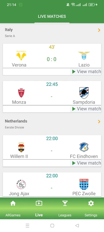 football live score tv應用截圖第2張