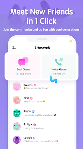 Litmatch—Make new friends Captura de tela 0