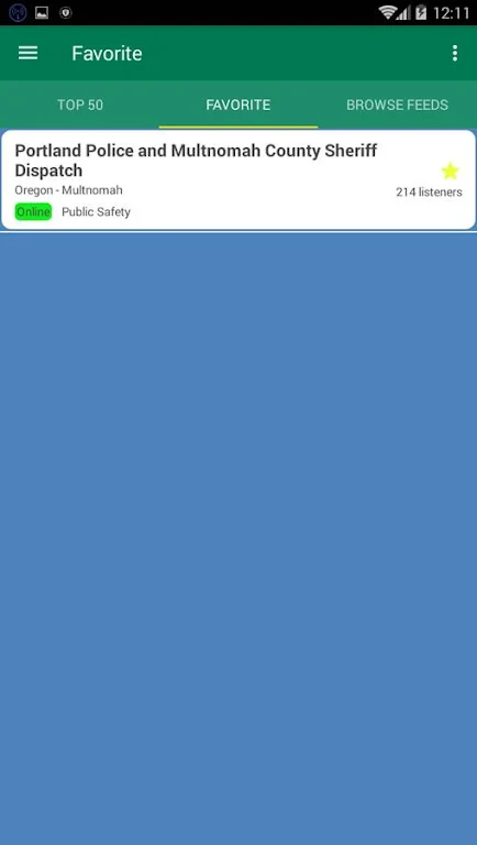 Portland Police Scanner Free Police Scanner App Captura de pantalla 1