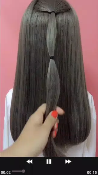 Girls Hairstyles Step By Step Ekran Görüntüsü 3