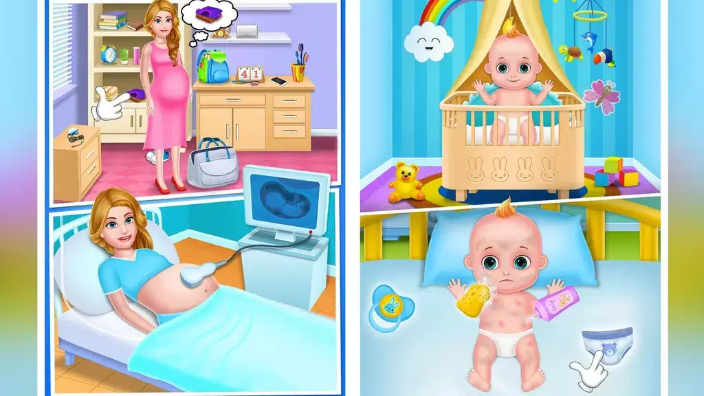 newborn babyshower party game Скриншот 0