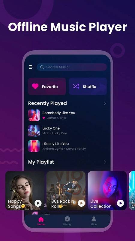 Offline Music Player: My Music Ảnh chụp màn hình 3