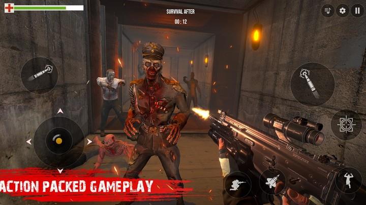 Sniper 3D Zombie: War Shooting Captura de pantalla 1