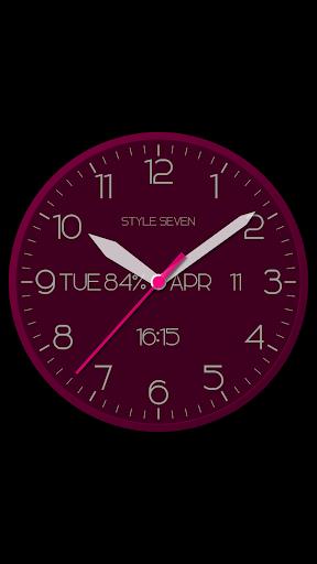 Modern Analog Clock-7 ภาพหน้าจอ 0