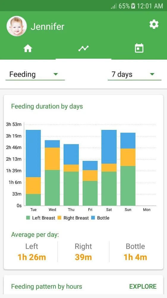 Baby Tracker Mod 스크린샷 1