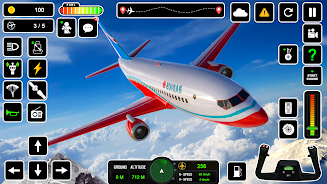 Airplane Flight Simulator Game Schermafbeelding 2