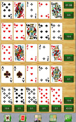 Poker Solitaire Capture d'écran 1