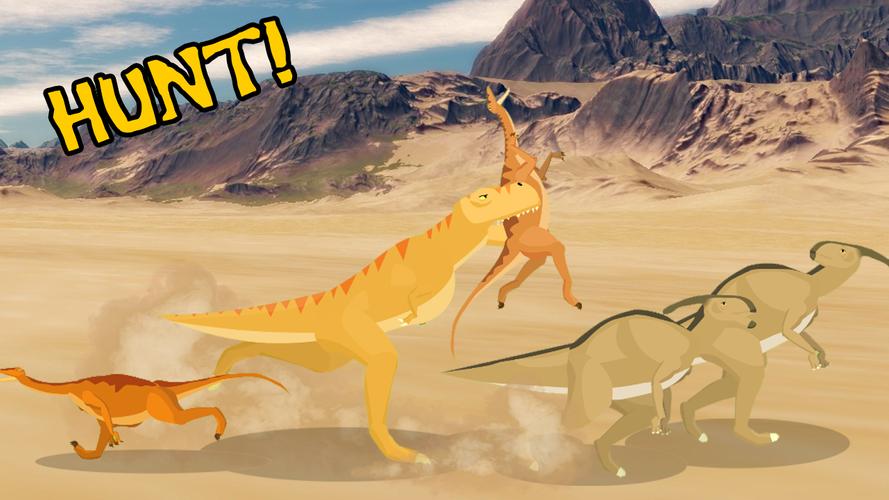 T-Rex Fights Raptors スクリーンショット 2