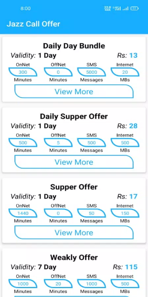 All Network Data Offers 2022 Screenshot 2
