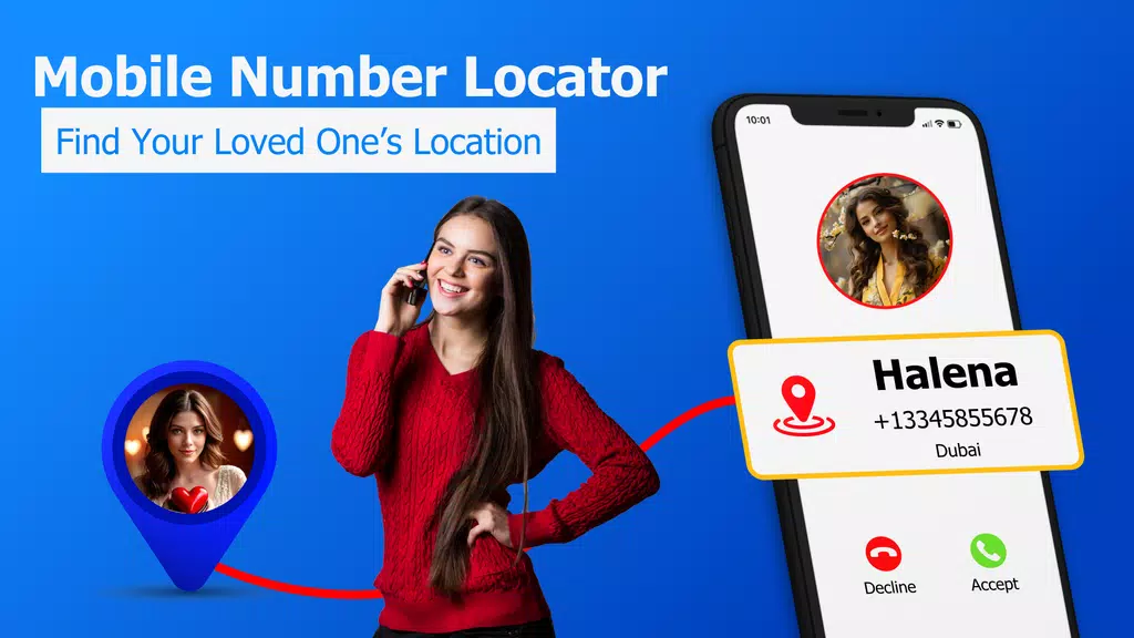 GPS Mobile Number locator App Captura de tela 0