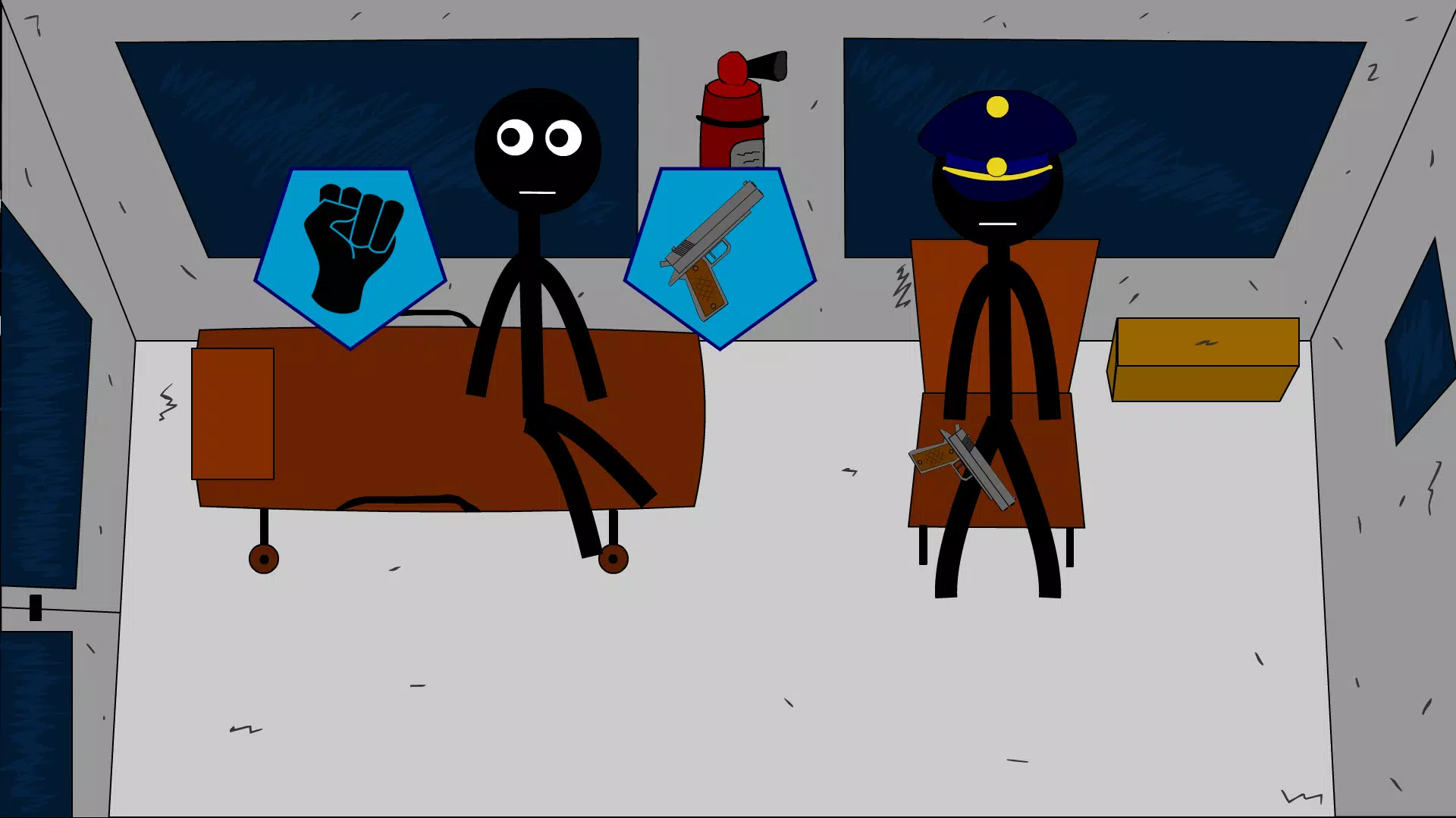 Schermata Stickman Jailbreak 2，Dumb ways 2