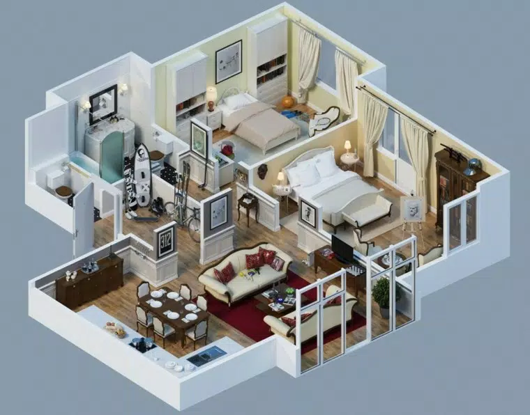3D House Design 스크린샷 0