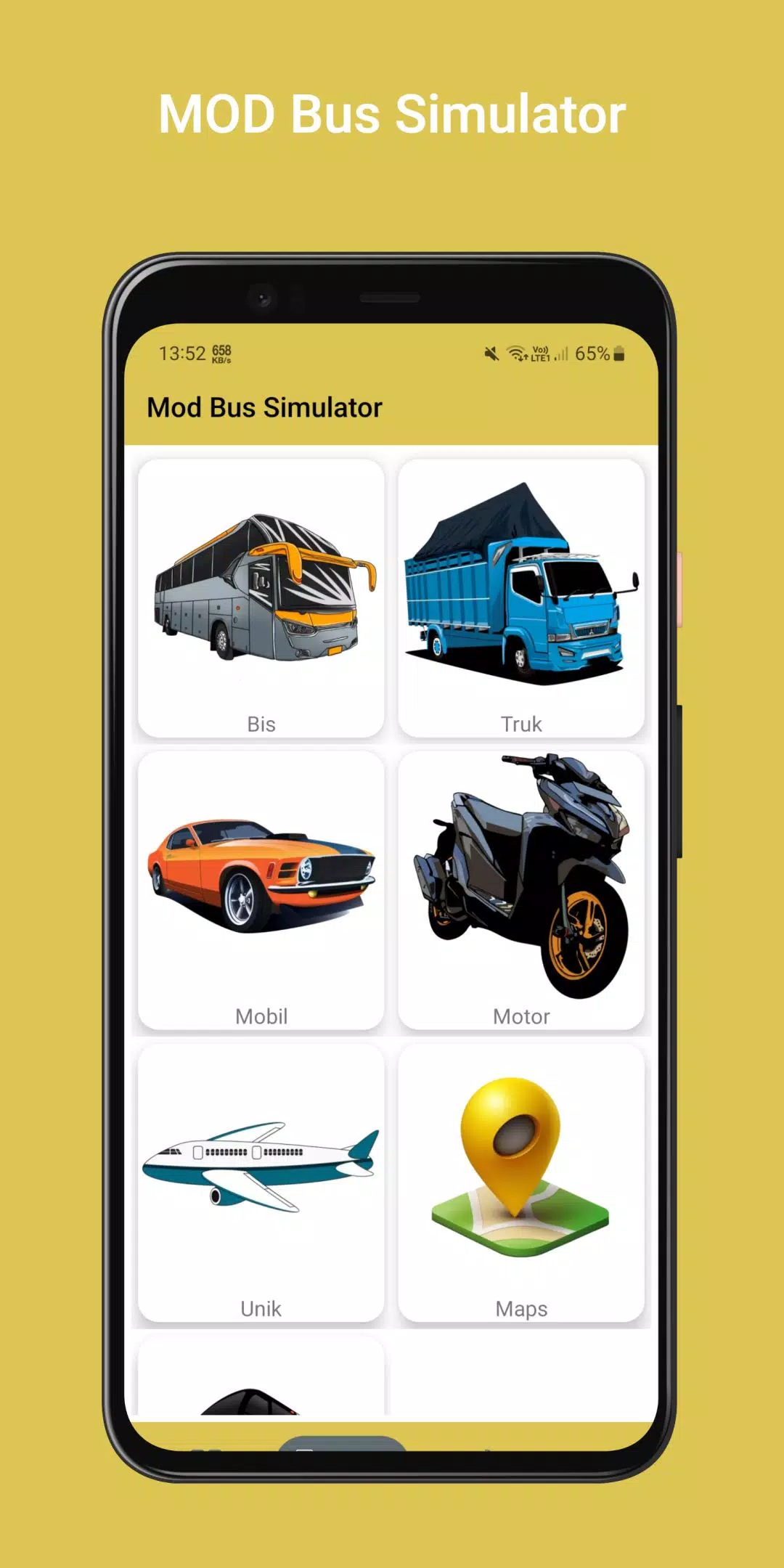 MOD Bus Simulator Indonesia Tangkapan skrin 0