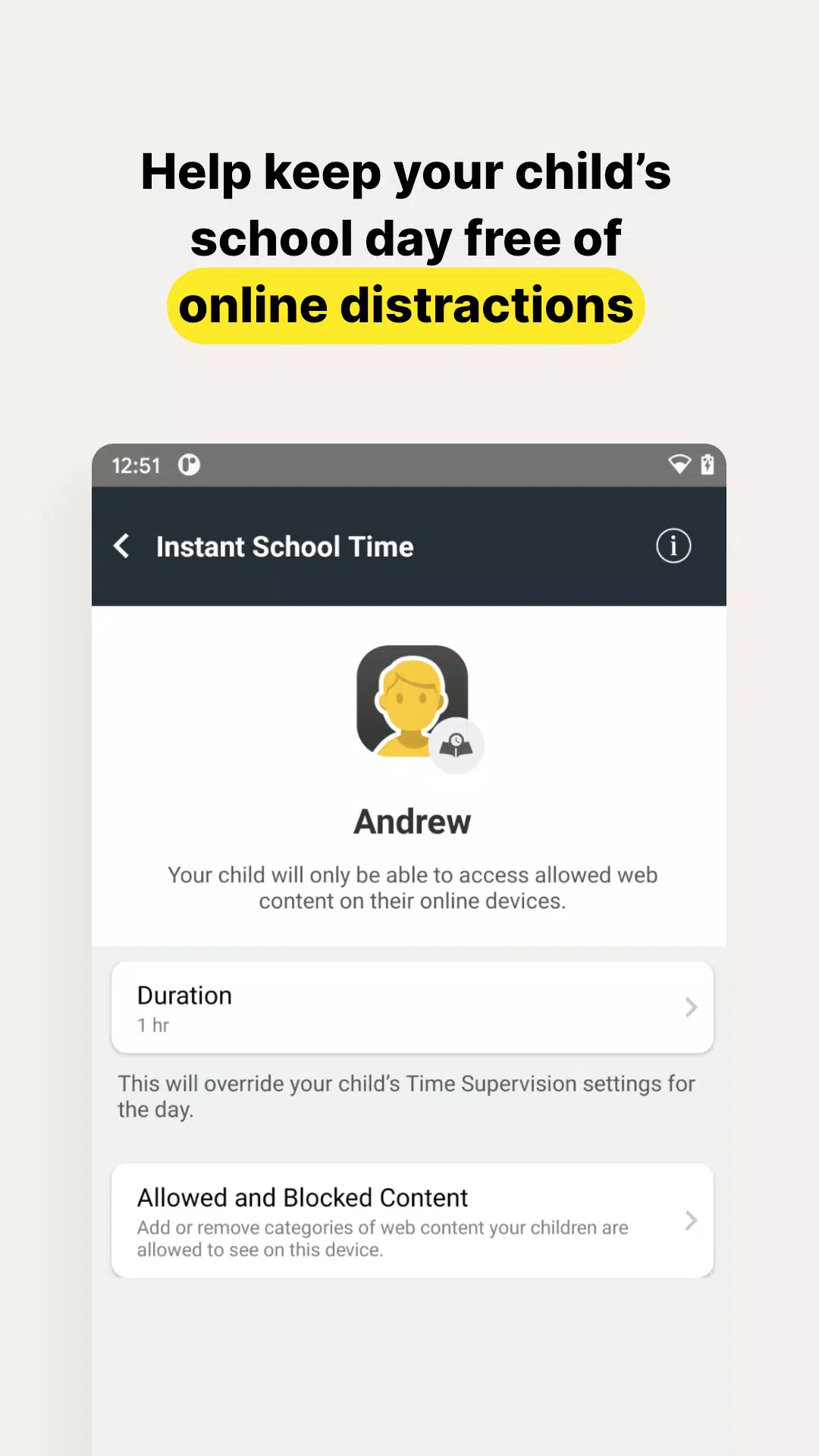 Norton Family parental control應用截圖第2張