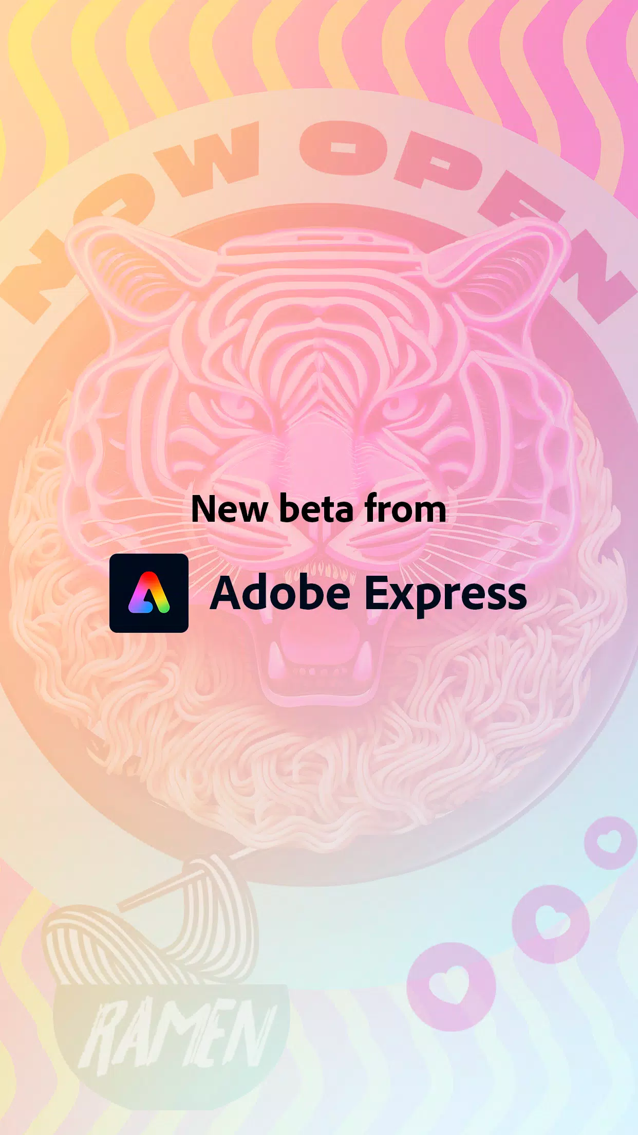 Adobe Express (Beta) ဖန်သားပြင်ဓာတ်ပုံ 0