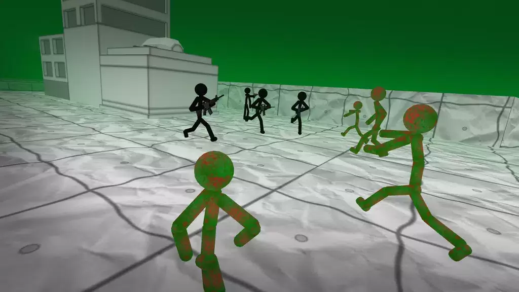 Schermata Stickman Zombie 3D 1