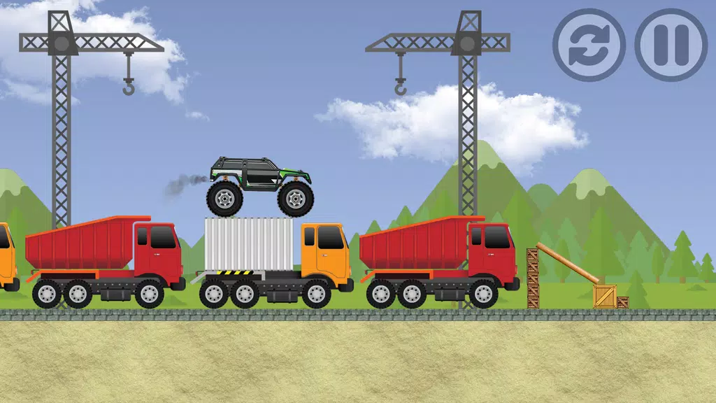 Monster Truck Racing Game Ekran Görüntüsü 2