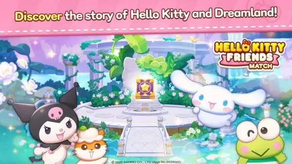 Line Games များသည် Hello Kitty Friends Match ကိုထုတ်ဖော်ပြသခဲ့သည်။ ပွဲစဉ် 3 ပဟေ game ိဂိမ်းအသစ်