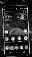 Moon Galaxy Theme Launcher Скриншот 0