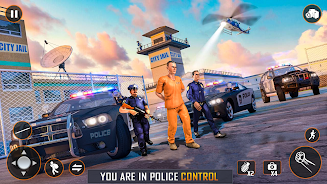 Jail Prison Police Car Chase ภาพหน้าจอ 1