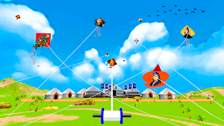 Osman Gazi kite flying 3d game স্ক্রিনশট 2