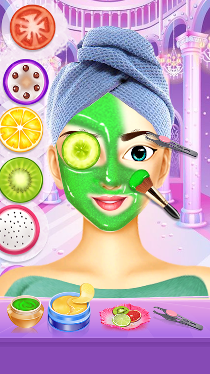 Dress Up Girls Makeup Game Capture d'écran 0