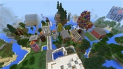 Schermata best village MCPE map 2