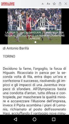 Corriere dello Sport HD ภาพหน้าจอ 0