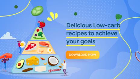 Low carb recipes diet app স্ক্রিনশট 0