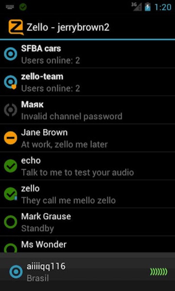 Zello Walkie Talkie Ảnh chụp màn hình 3