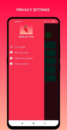 Mirchi VPN - Private & Fast ဖန်သားပြင်ဓာတ်ပုံ 2