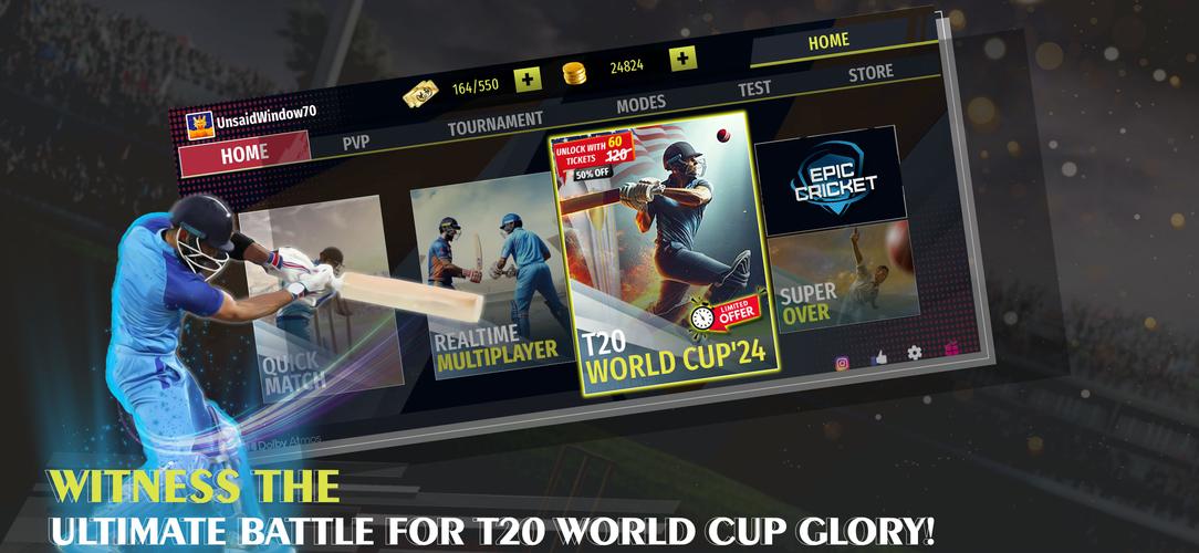 Epic Cricket Скриншот 0