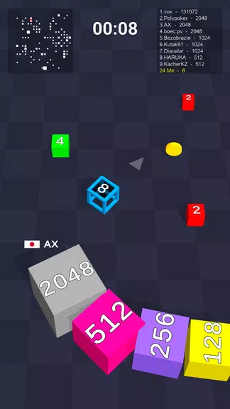 Cube Arena 2048: Merge Numbers Screenshot 1