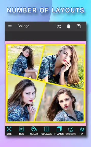 Pic Frames Collage স্ক্রিনশট 3