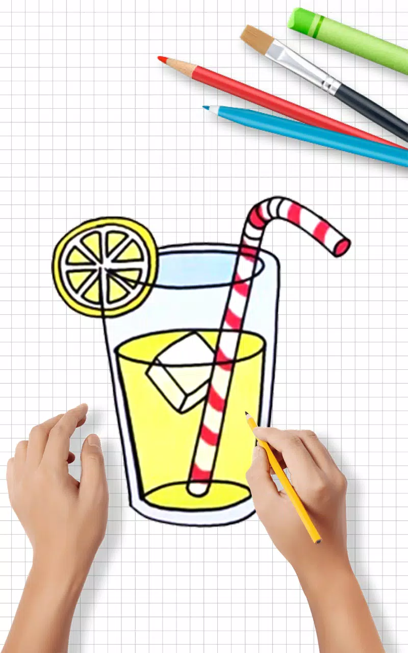 Draw Cute Drinks Ảnh chụp màn hình 1