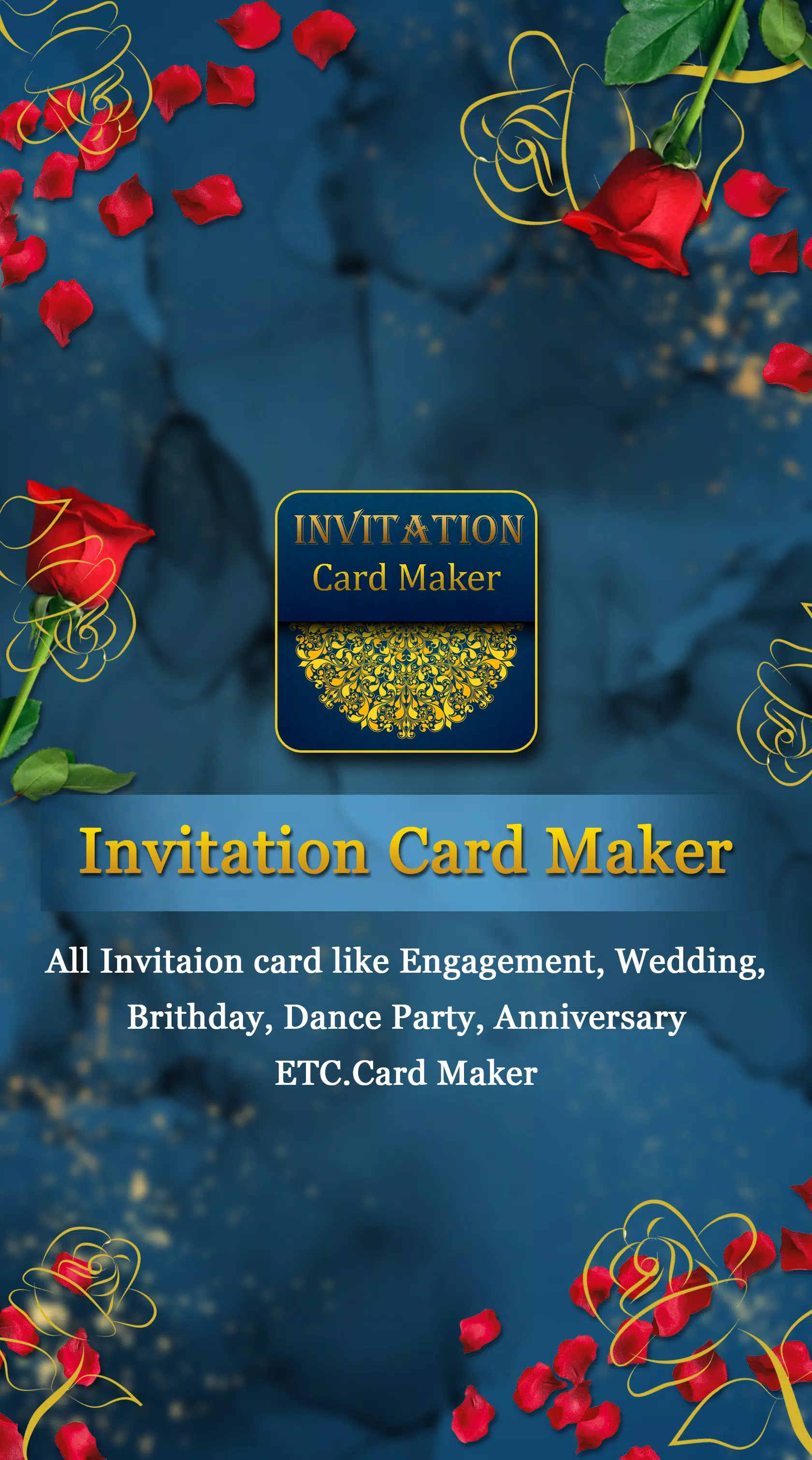 Invitation Card Maker スクリーンショット 0