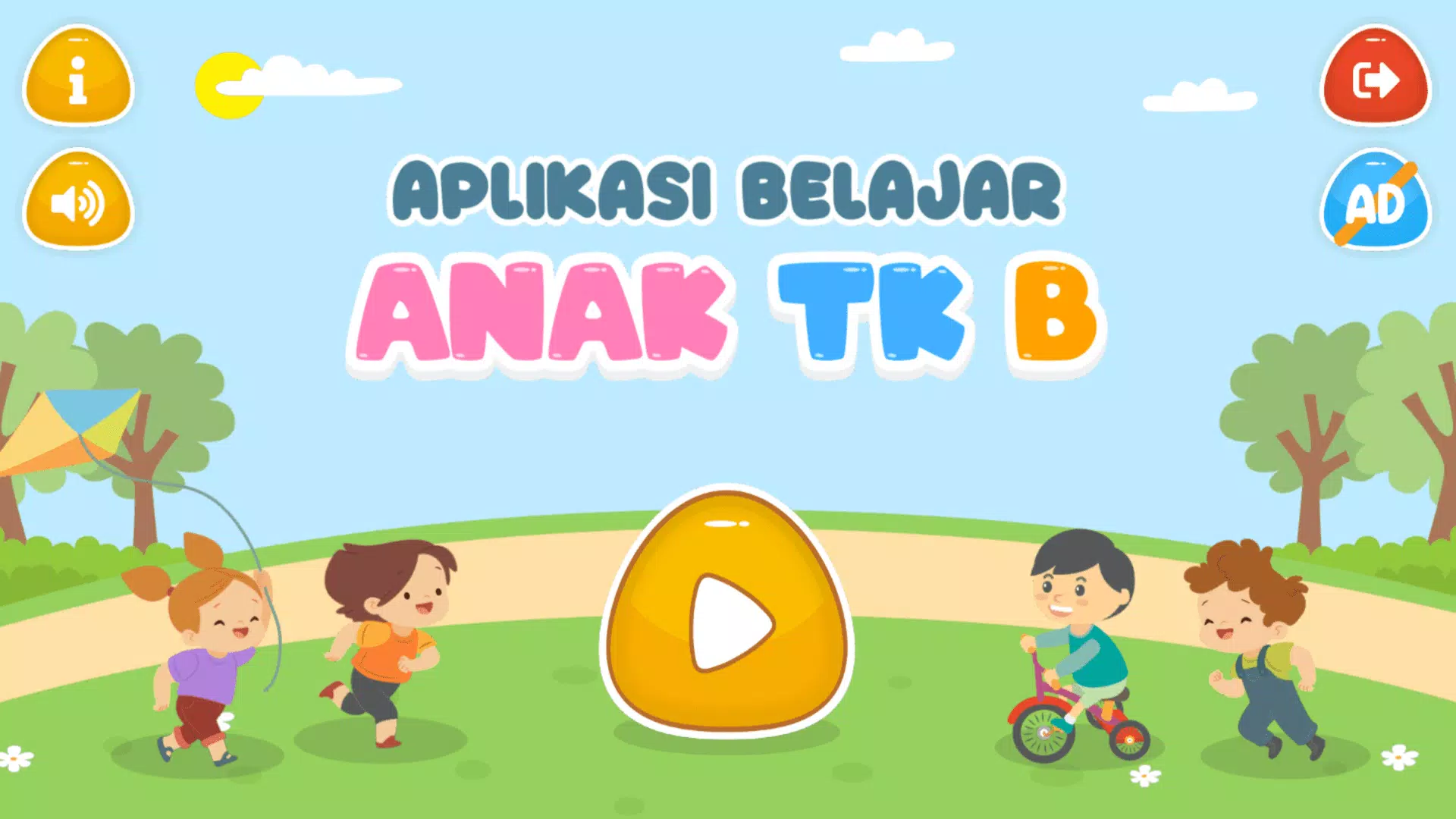 Aplikasi Belajar Anak TK B スクリーンショット 0