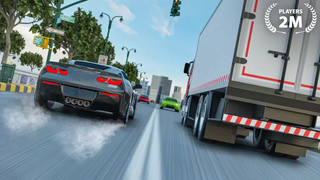 Turbo Traffic Car Racing Game Schermafbeelding 0