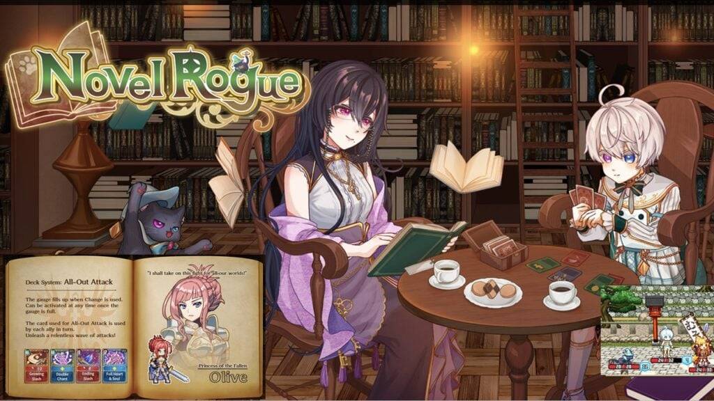 Kemco startet Kartendeck-Building Roguelite Roman Rogue on Android