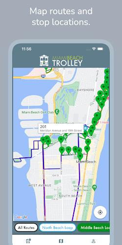 Miami Beach Trolley Tracker स्क्रीनशॉट 3