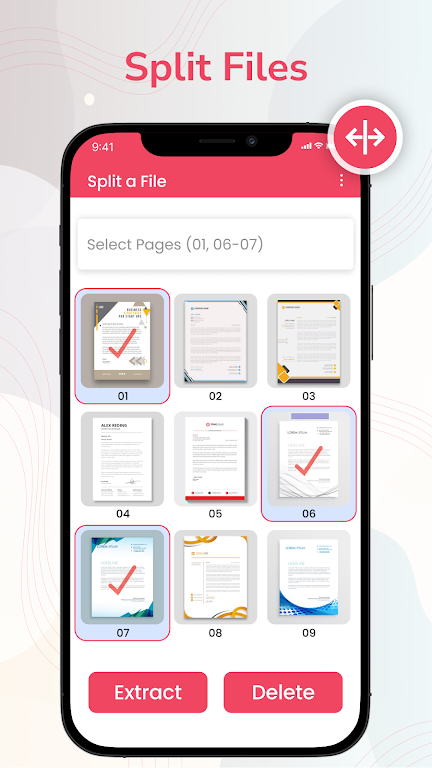 Split & Merge PDF files Tangkapan skrin 3