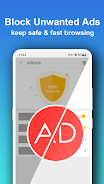 Pure Web Browser-Ad Blocker Tangkapan skrin 2