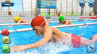 Aqua swimming pool racing 3D स्क्रीनशॉट 3