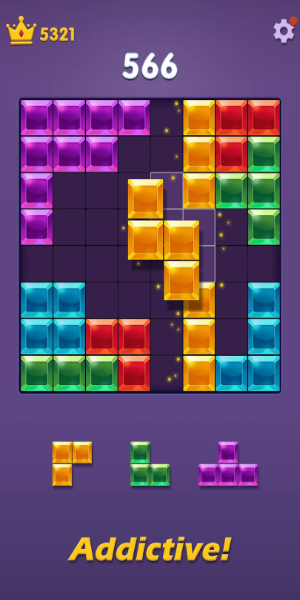 Blocks Puzzle: Gem Blast Capture d'écran 1