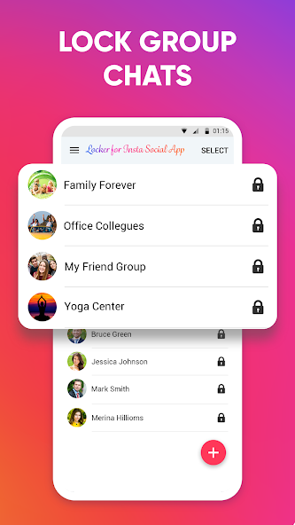 Locker for Insta Social App Mod Captura de pantalla 1